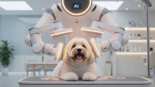 愛犬の負担がゼロに！？話題の次世代AIトリミングサロンに潜入してみた