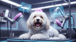 愛犬の毛並みが劇的変化！最新AIドッグサロンの極上シャンプー体験レポ